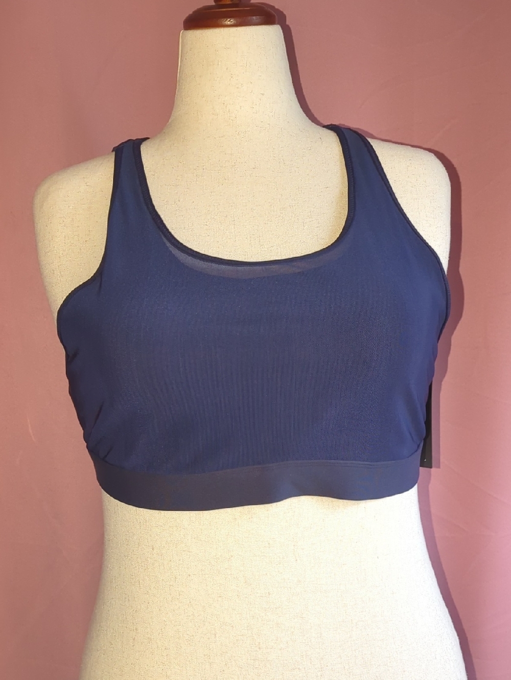 FABLETICS Navy High Impact Support Sports Bra XL NWT